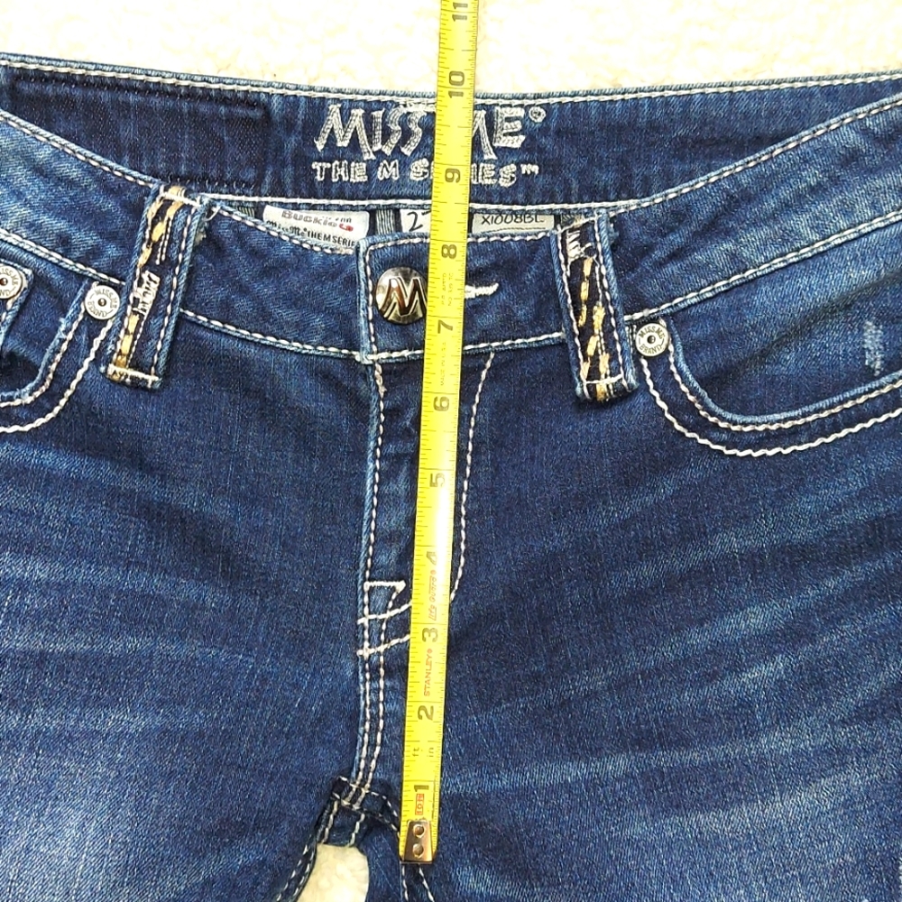 Miss Me M Series Buckle Exclusive Distressed Bootcut Jeans - Picture 12 of 12